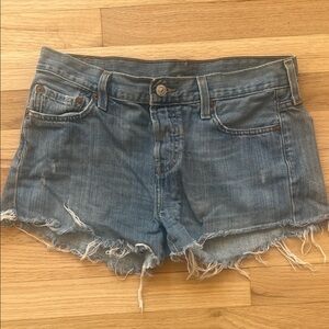 Levi's Vintage Cutoff Denim Shorts - Blue